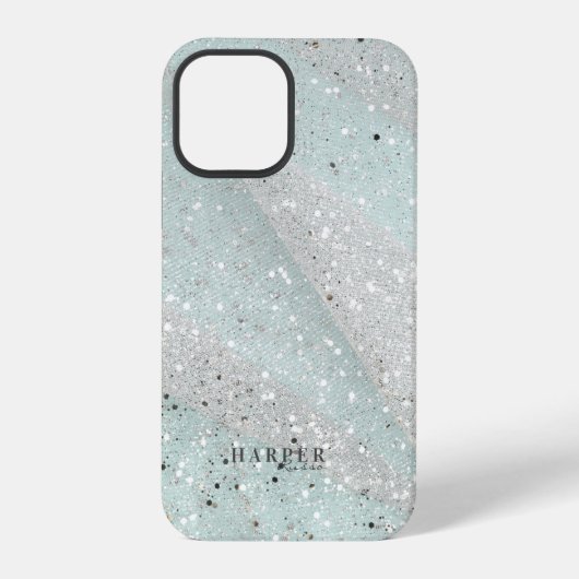 Glitter Custom Name Case-Mate iPhone カーゼ iPhoneケース (裏面)