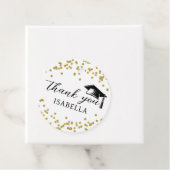 Glitter Dust Confetti Graduation Thank You フェイバータグ (インサイチュ)