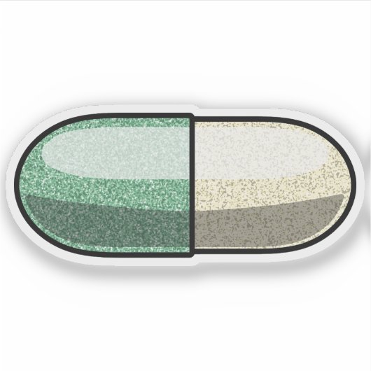 Glitter Fluoxetine シール (正面)