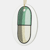 Glitter Fluoxetine セラミックオーナメント (左)