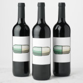 Glitter Fluoxetine ワインラベル (ボトル)