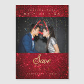 Glitter Fun Photo Christmas Couple Whimsical Font (正面)