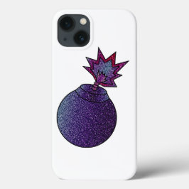 Glitter Galaxy Bomb iPhone 13ケース