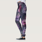 Glitter Galaxy Pattern – Cosmic Sparkle Space  レギンス (左)