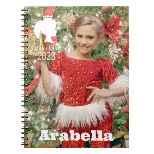 Glitter Girls Arabella Spiral Photo Notebook ノートブック (正面)
