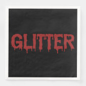 Glitter in Blood Typografie (正面)