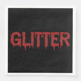 Glitter in Blood Typografie
