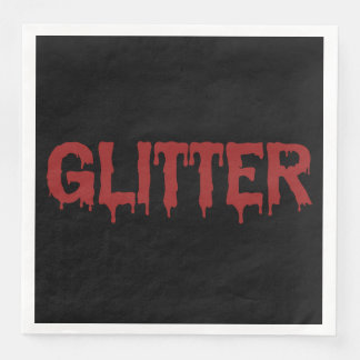 Glitter in Blood Typografie