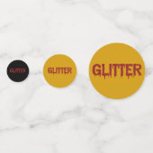 Glitter in Blood Typografie  コンフェッティ (裏面)