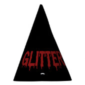 Glitter in Blood Typografie パーティーハット (右)