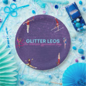Glitter Leo's - 体操の究極のショップ ペーパープレート (パーティー)