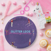 Glitter Leo's - 体操の究極のショップ ペーパープレート (パーティー)