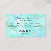  Glitter Marble Agate  名刺 (裏面)