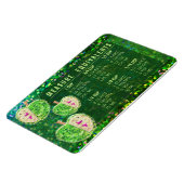 Glitter Measuring Conversion Kitchen Measure Guide マグネット (左側)