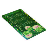 Glitter Measuring Conversion Kitchen Measure Guide マグネット (右側)