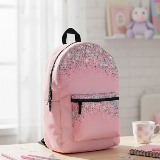 Glitter Pink Backpack: Discover Your Style  プリントバックパック
