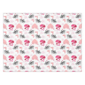 glitter pink heart vibrant romantic wallpaper テーブルクロス (正面(横))