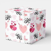 glitter pink heart vibrant romantic wallpaper フェイバーボックス (裏面サイド)