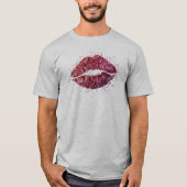 Glitter Red Lips Tシャツ (正面)