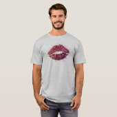 Glitter Red Lips Tシャツ (正面フル)
