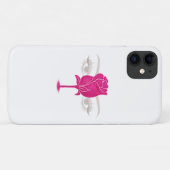 Glitter Rose Eyes Shirt | Pink Rose Aesthetic Tee Case-Mate iPhoneケース (裏面(横))