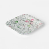 Glitter Slime Paper Plates White ペーパープレート (傾斜あり)