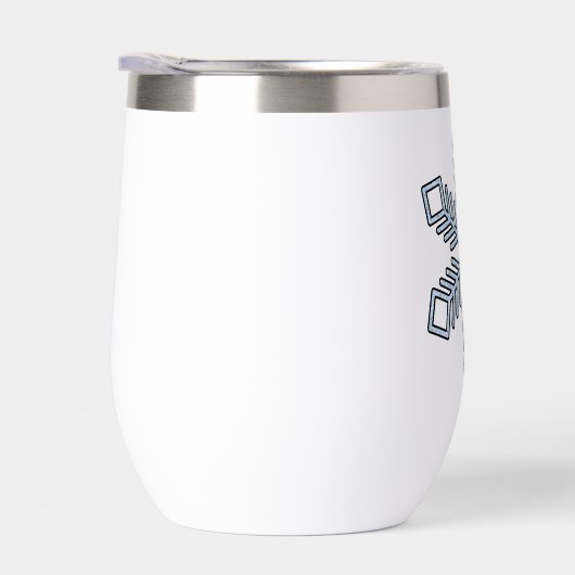 Glitter Snowflake - Baby Blue Branches (右面)