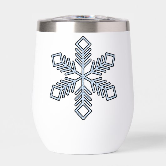 Glitter Snowflake - Baby Blue Branches (正面)