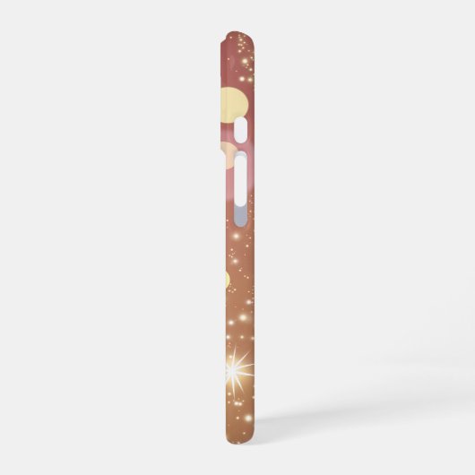 Glitter Starlight Bokeh iPhone 16ケース (左側面)