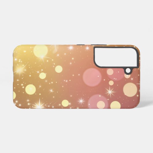 Glitter Starlight Bokeh Samsung Galaxyケース (裏面横)