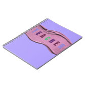 Glitter Teacher Colorful Letters  ノートブック (左側)