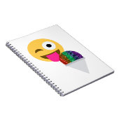 glitter wink emoji ノートブック (右側)