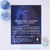 Glittered Model、Modeling Agency、Model Agent チラシ (シングル)