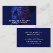 Glittered Model、Modeling Agency、Model Agent 名刺 (正面/裏面)