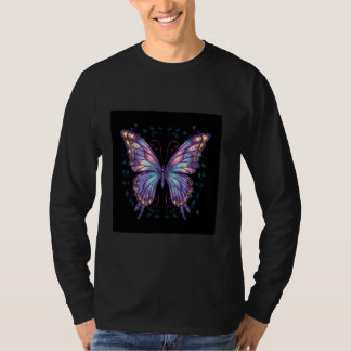 Glittering butterfly tシャツ