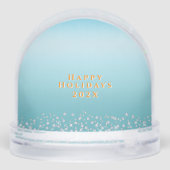 Glittering Christmas Pink Bow Photo Blue (裏面)