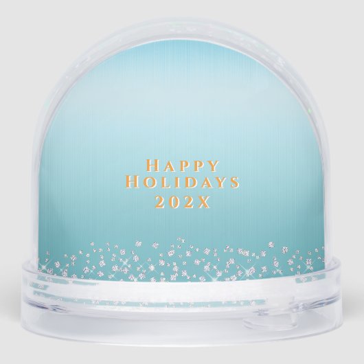 Glittering Christmas Pink Bow Photo Blue (裏面)