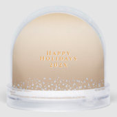 Glittering Christmas Pink Bow Photo Gold (裏面)