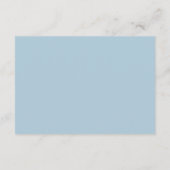 Glittering Snowy Forest Wedding Enclosure Card エンクロージャーカード (裏面)