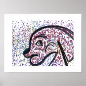Glittery Dog Poster ポスター (正面)