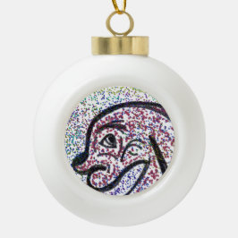 Glittery Doggie Ceramic Ball Ornament セラミックボールオーナメント