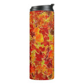 Glittery Fall Maple Leaves タンブラー (回転左)