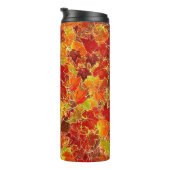 Glittery Fall Maple Leaves タンブラー (回転右)