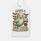 Glittery Ghost “Have a Boo-tiful Halloween” ギフトタグ (裏面)