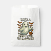 Glittery Ghost “Have a Boo-tiful Halloween” Party  フェイバーバッグ (正面)