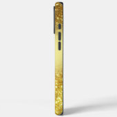 glittery golden personalized Case-Mate iPhoneケース (裏面 / 左)