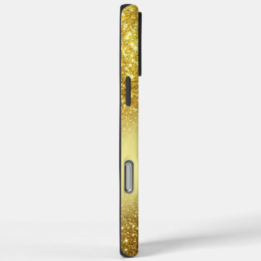 glittery golden personalized Case-Mate iPhoneケース (裏面 / 右)