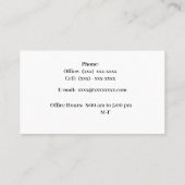 Glittery Lady Justice Lawyer名刺 名刺 (裏面)