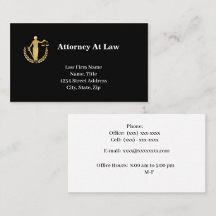 Glittery Lady Justice Lawyer名刺 名刺