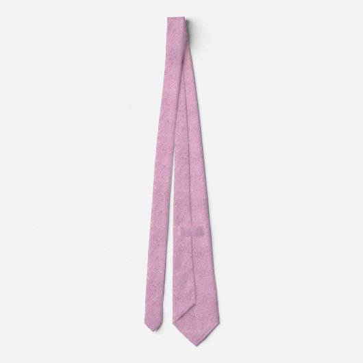 Glittery Lilac Background Men's Necktie ネクタイ (裏面)